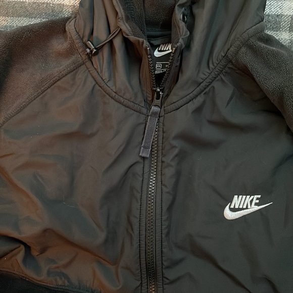 Black nike zip up jacket Size 2X - Picture 2 of 3